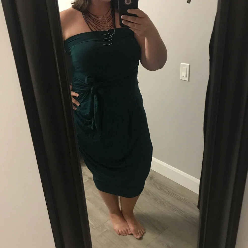Morph clothing versatile teal dress - Picture 3 of 6